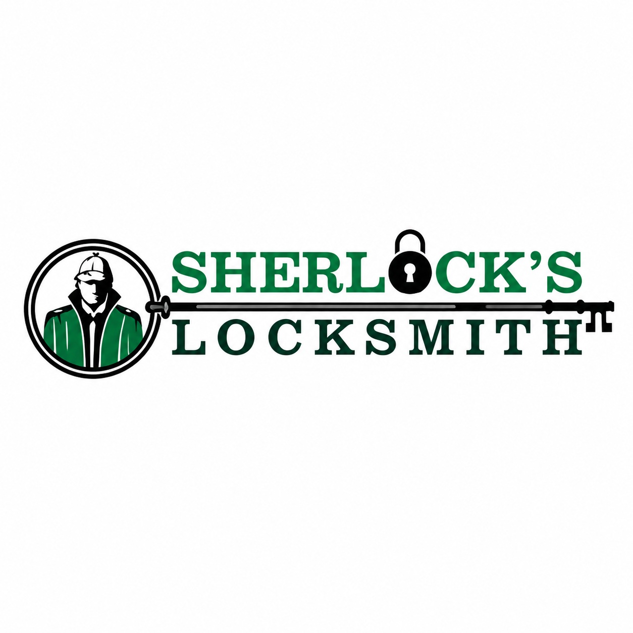 Sherlock's Locksmith logo